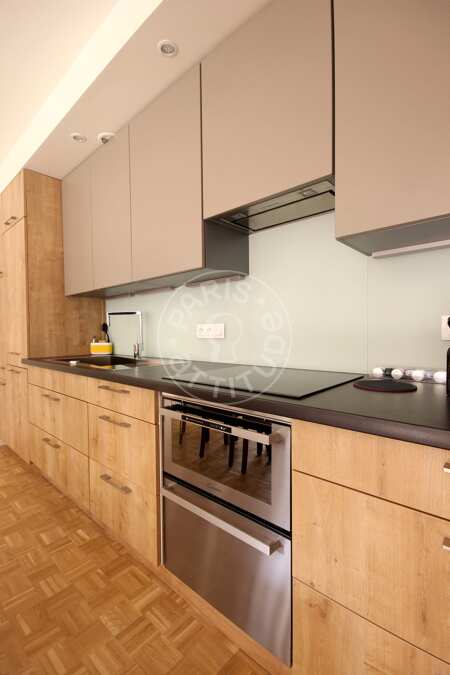 Kitchen Furnished apartment - 57m²  - 2 bedrooms - Daumesnil - Paris