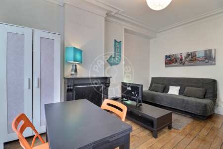 Salotto Monolocale arredato - 22m²  - Ménilmontant - Parigi