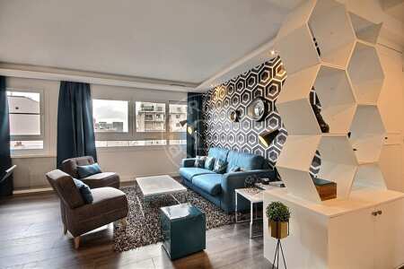 Salón Piso amueblado - 71m²  - 2 dormitorios - La Muette / Bois de Boulogne - París