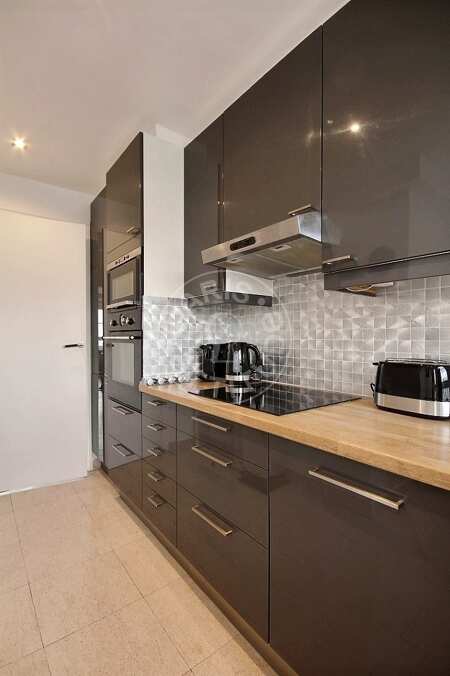 Cocina Piso amueblado - 71m²  - 2 dormitorios - La Muette / Bois de Boulogne - París