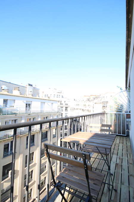 Terrasse Möblierte studio - 27m²  - Saint-Lazare - Paris