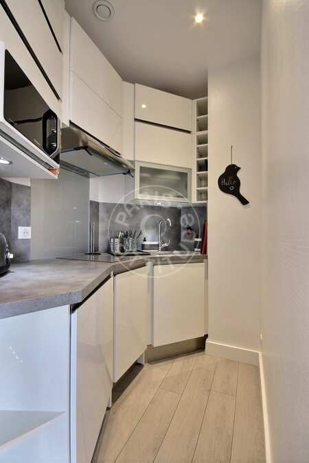 Cuisine Appartement meublé - 37m²  - 1 chambre - Opéra - Paris