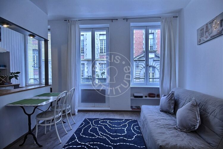 Living room - Furnished studio - Paris 75010 - 12085