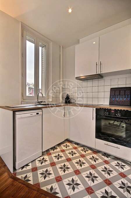 Cuisine Appartement meublé - 36m²  - 1 chambre - Père Lachaise - Paris