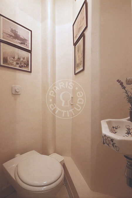 WC Möblierte wohnung - 120m²  - 2 Zimmer - Porte Dauphine - Paris