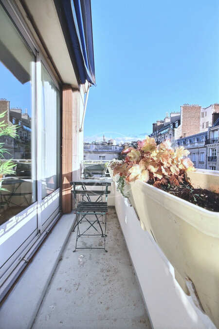 Terrasse Möblierte wohnung - 120m²  - 2 Zimmer - Porte Dauphine - Paris