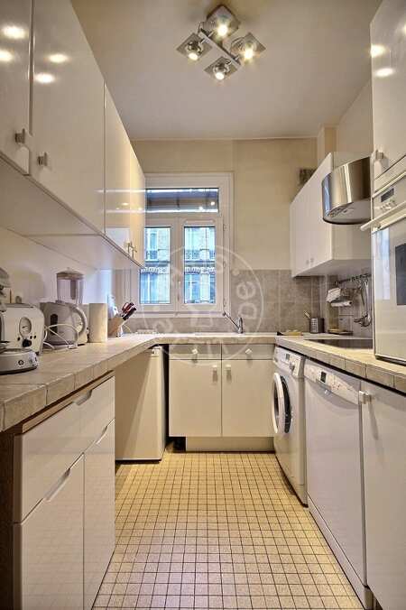 Küche Möblierte wohnung - 60m²  - 1 Zimmer - Porte Dauphine - Paris