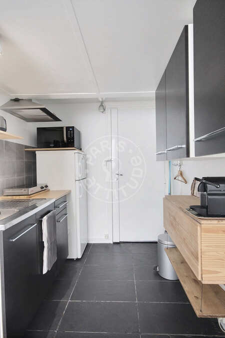 Cucina Monolocale arredato - 20m²  - Reuilly-Diderot - Parigi