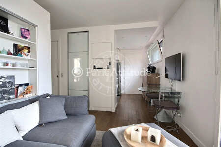 Salon Studio meublé - 34m²  - Saint-Lazare - Paris