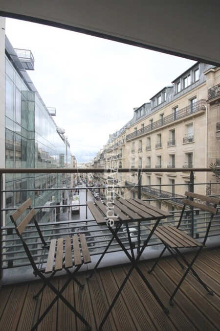 Balcon Studio meublé - 34m²  - Saint-Lazare - Paris