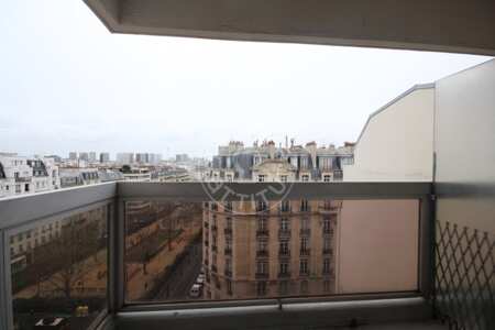 Balcony Furnished studio - 31m²  - Pasteur - Paris