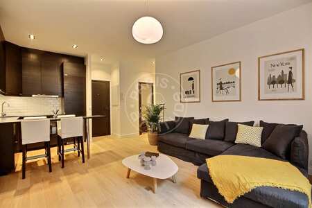 Sala Apartamento mobilado - 63m²  - 2 quartos - Jardin du Luxembourg - Paris