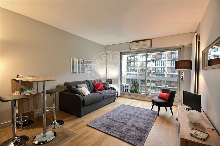 Salon - Studio meublé - Paris 75015 - 12139