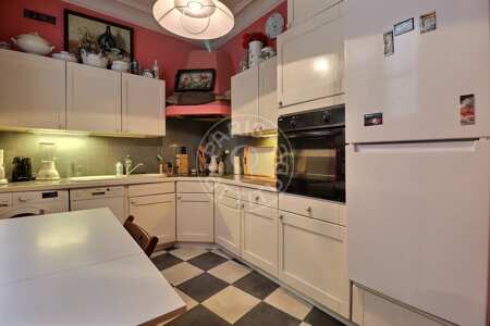 Cozinha Apartamento mobilado - 103m²  - 3 quartos - Saint-Lazare - Paris