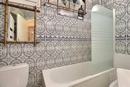 Casa de banho Apartamento mobilado - 103m²  - 3 quartos - Saint-Lazare - Paris