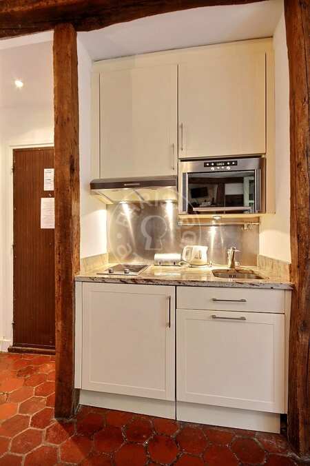 Cucina Monolocale arredato - 22m²  - Latin / Saint-Michel - Parigi