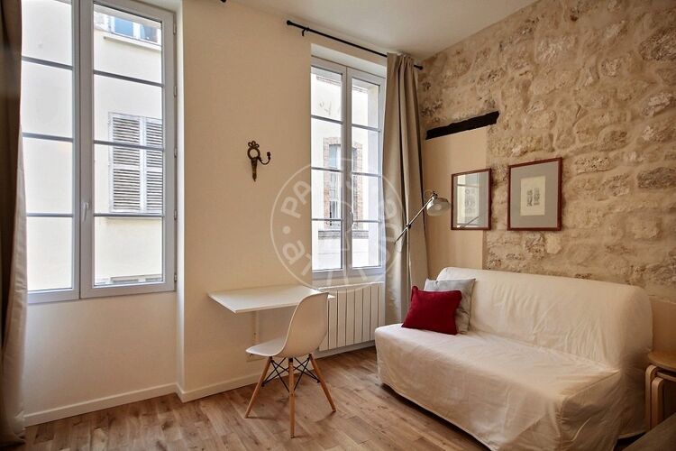 Living room - Furnished studio - Paris 75007 - 12177