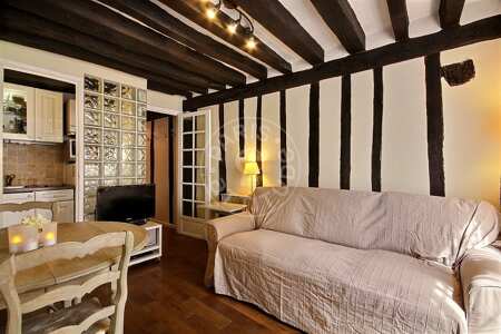 Salotto Appartamento arredato - 26m²  - 1 locale - Saint-Germain - Parigi