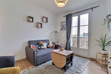 Sala Apartamento mobilado - 31m²  - 1 quarto - Boulogne-Billancourt