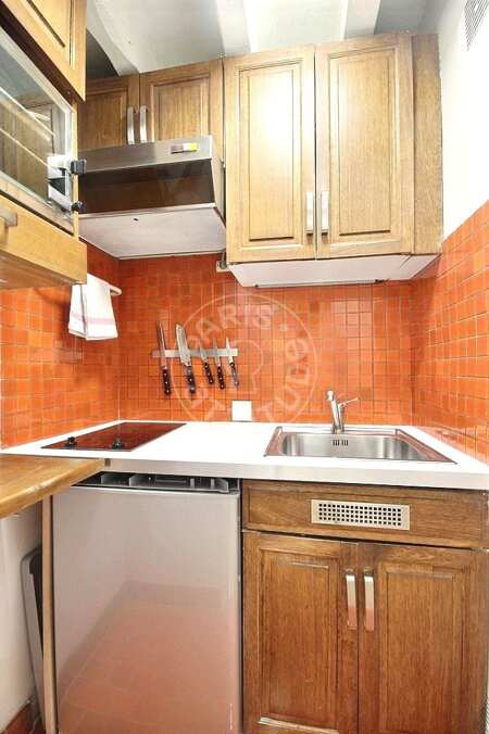 Cocina Estudio amueblado - 22m²  - Ecole Militaire / Unesco / Duroc - París