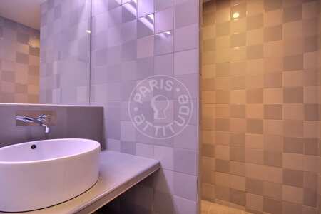 Casa de banho Apartamento mobilado - 55m²  - 1 quarto - Châtelet - Paris