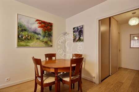 Comedor Piso amueblado - 95m²  - 2 dormitorios - Bir-Hakeim - París