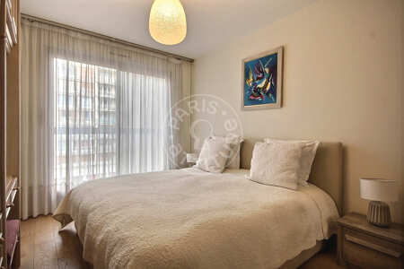 Dormitorio Piso amueblado - 95m²  - 2 dormitorios - Bir-Hakeim - París