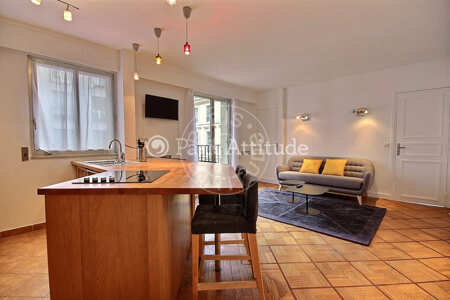 Sala Apartamento mobilado - 59m²  - 2 quartos - Musée d'Orsay - Paris