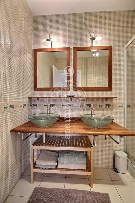 Casa de banho Apartamento mobilado - 59m²  - 2 quartos - Musée d'Orsay - Paris