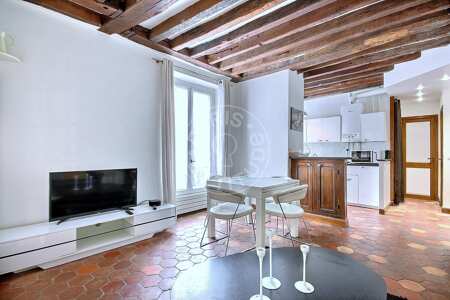 Salotto Appartamento arredato - 50m²  - 2 locali - Oberkampf - Parigi