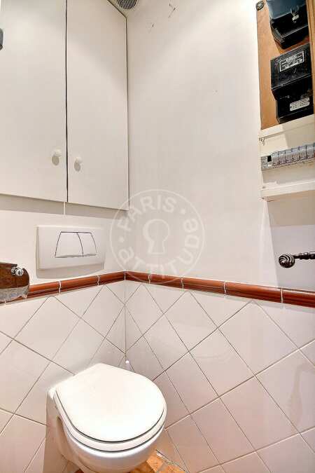 Bagno Appartamento arredato - 50m²  - 2 locali - Oberkampf - Parigi