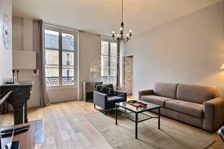 Sala Apartamento mobilado - 48m²  - 1 quarto - Arc de Triomphe - Paris