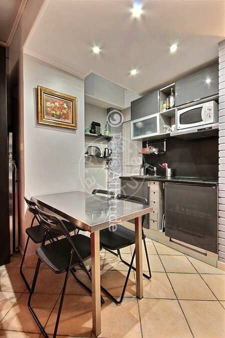 Cuisine Duplex meublé - 42m²  - 1 chambre - Musée Picasso - Paris