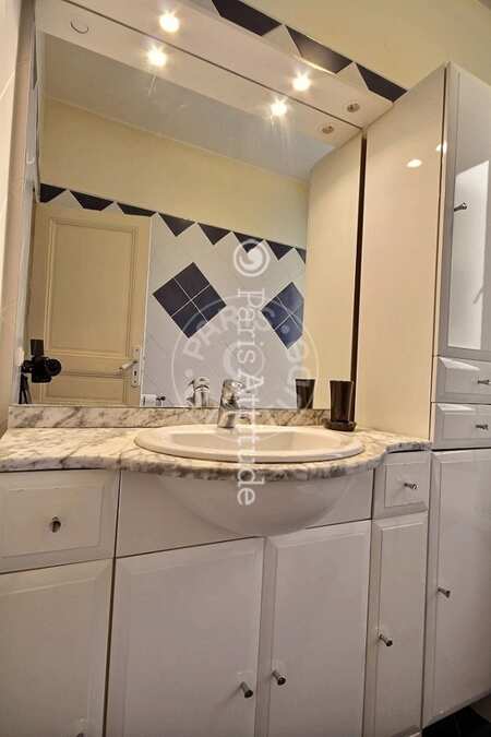 Casa de banho Apartamento mobilado - 43m²  - 1 quarto - Montparnasse - Paris