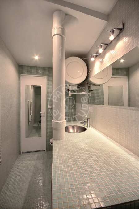 Bagno Appartamento arredato - 35m²  - 1 locale - Temple - Parigi