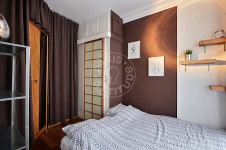 Schlafzimmer Möblierte wohnung - 26m²  - 1 Zimmer - Alésia - Paris