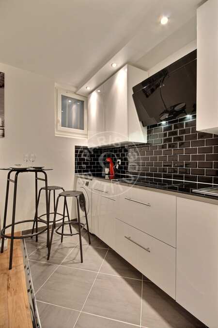 Cucina Appartamento arredato - 40m²  - 1 locale - Temple - Parigi