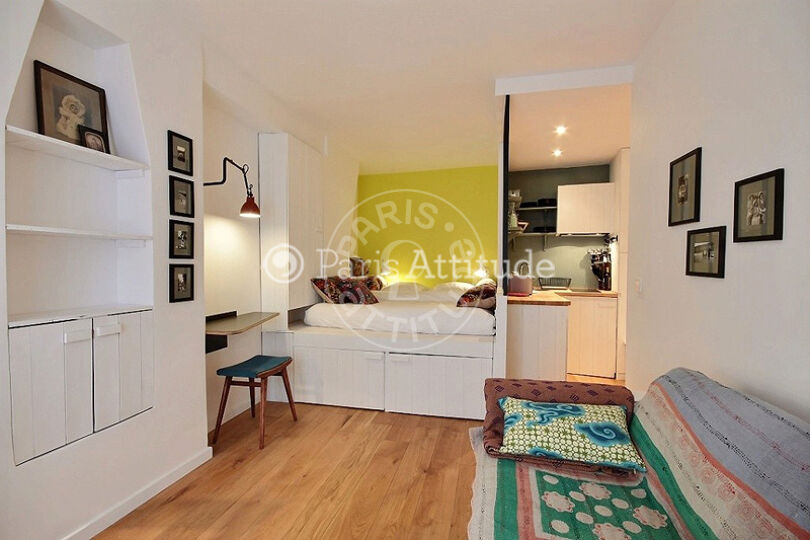 Estudio amueblado - París 75018 - 12312