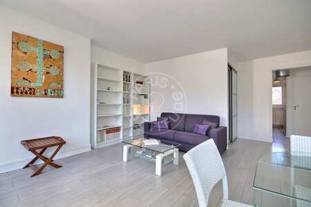 Wohnzimmer Möblierte wohnung - 52m²  - 1 Zimmer - Motte-Piquet Grenelle - Paris