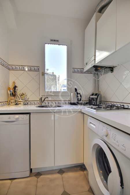 Küche Möblierte wohnung - 52m²  - 1 Zimmer - Motte-Piquet Grenelle - Paris