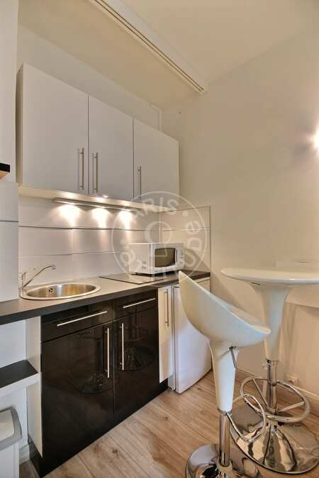 Cocina Estudio amueblado - 17m²  - Porte Maillot / Palais des Congrès - París