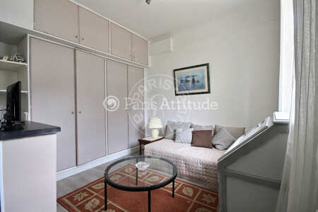 Sala Apartamento mobilado - 33m²  - 1 quarto - Commerce - Paris