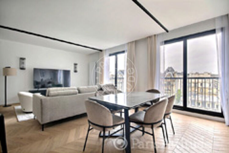 Salon - 2 chambres meublé - Paris 75008 - 12362