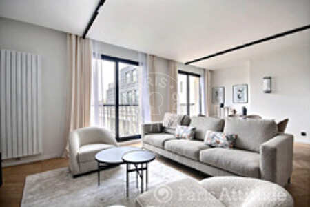 Wohnzimmer Möblierte wohnung - 97m²  - 2 Zimmer - Triangle d'Or - Paris