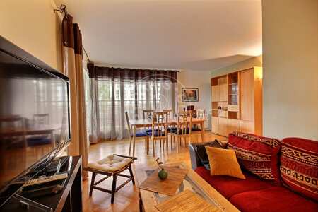 Wohnzimmer Möblierte wohnung - 70m²  - 2 Zimmer - Cité des Sciences / La Villette - Paris