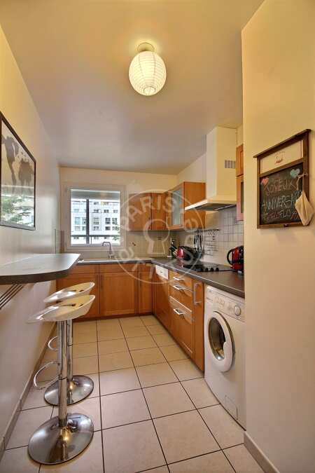 Küche Möblierte wohnung - 70m²  - 2 Zimmer - Cité des Sciences / La Villette - Paris