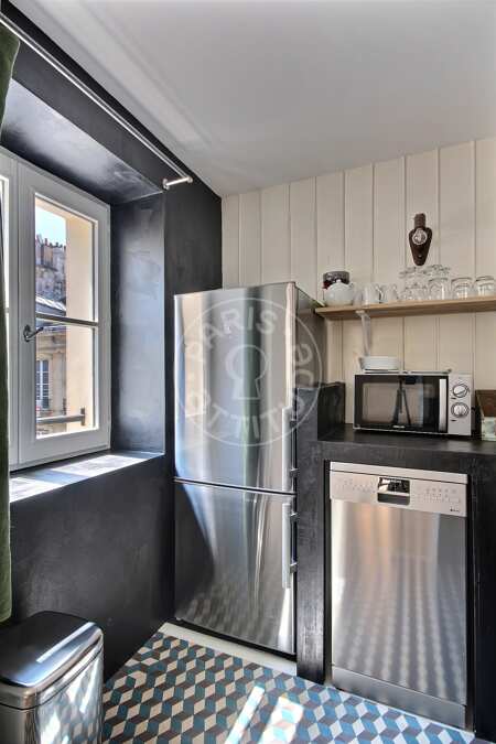 Cocina Piso amueblado - 53m²  - 1 dormitorio - Arts et Métiers - París