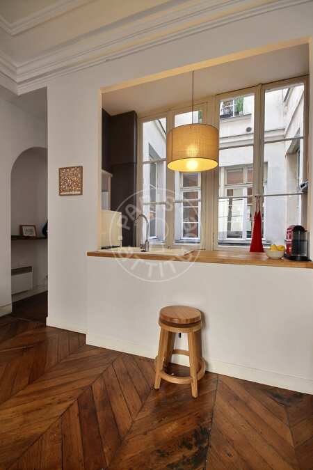 Cozinha Apartamento mobilado - 50m² - 1 quarto - Pyramides / Palais Royal - Paris