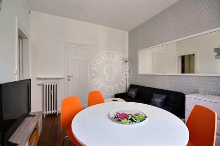 Sala Apartamento mobilado - 36m²  - 1 quarto - Pereire - Paris