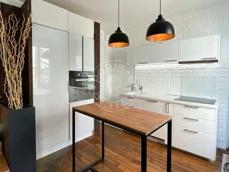 Kitchen Furnished studio alcove - 32m²  - Porte de Vincennes - Paris